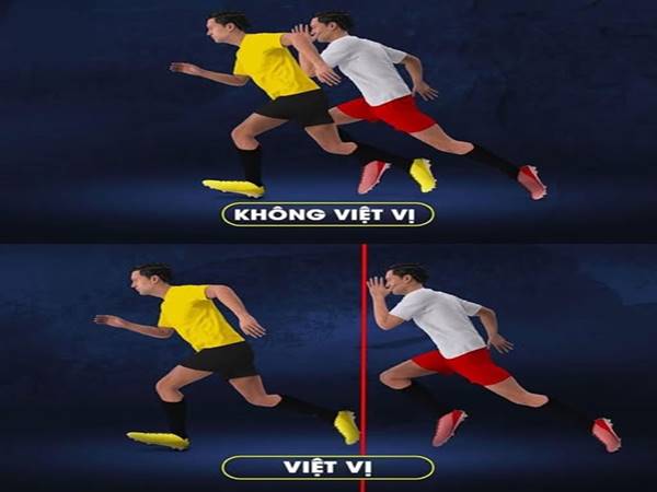 Sự khác biệt giữa luật việt vị mới và luật việt vị cũ