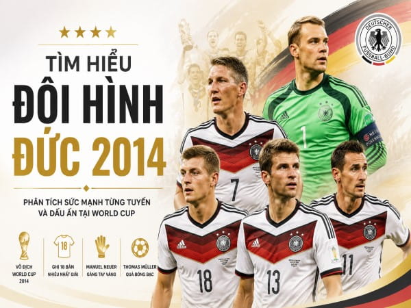 Tìm hiểu đội hình Đức 2014: Hành trình vô địch World Cup