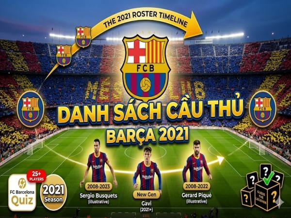 Danh sách cầu thủ Barca 2021: Những ngôi sao nổi bật