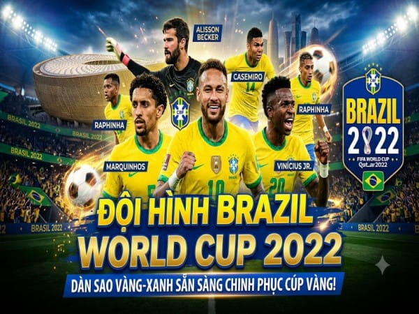 Đánh giá đội hình Brazil World Cup 2022: Ngôi sao nổi bật