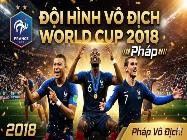 Đội hình Pháp vô địch World Cup 2018: Hành trình lên ngôi