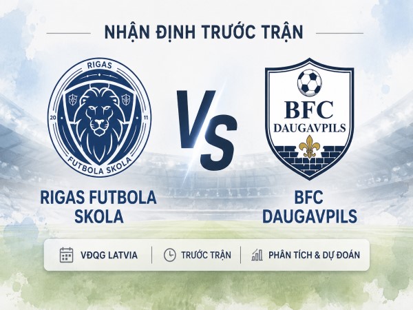 Rigas Futbola Skola vs BFC Daugavpils nhận định, dự đoán trước trận