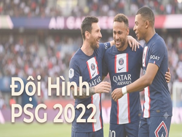 Đội hình PSG 2022 với bộ 3 Messi, Mbappé và Neymar