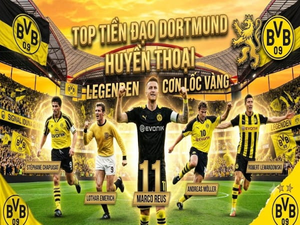 TOP các tiền đạo Dortmund xuất sắc huyền thoại của BVB